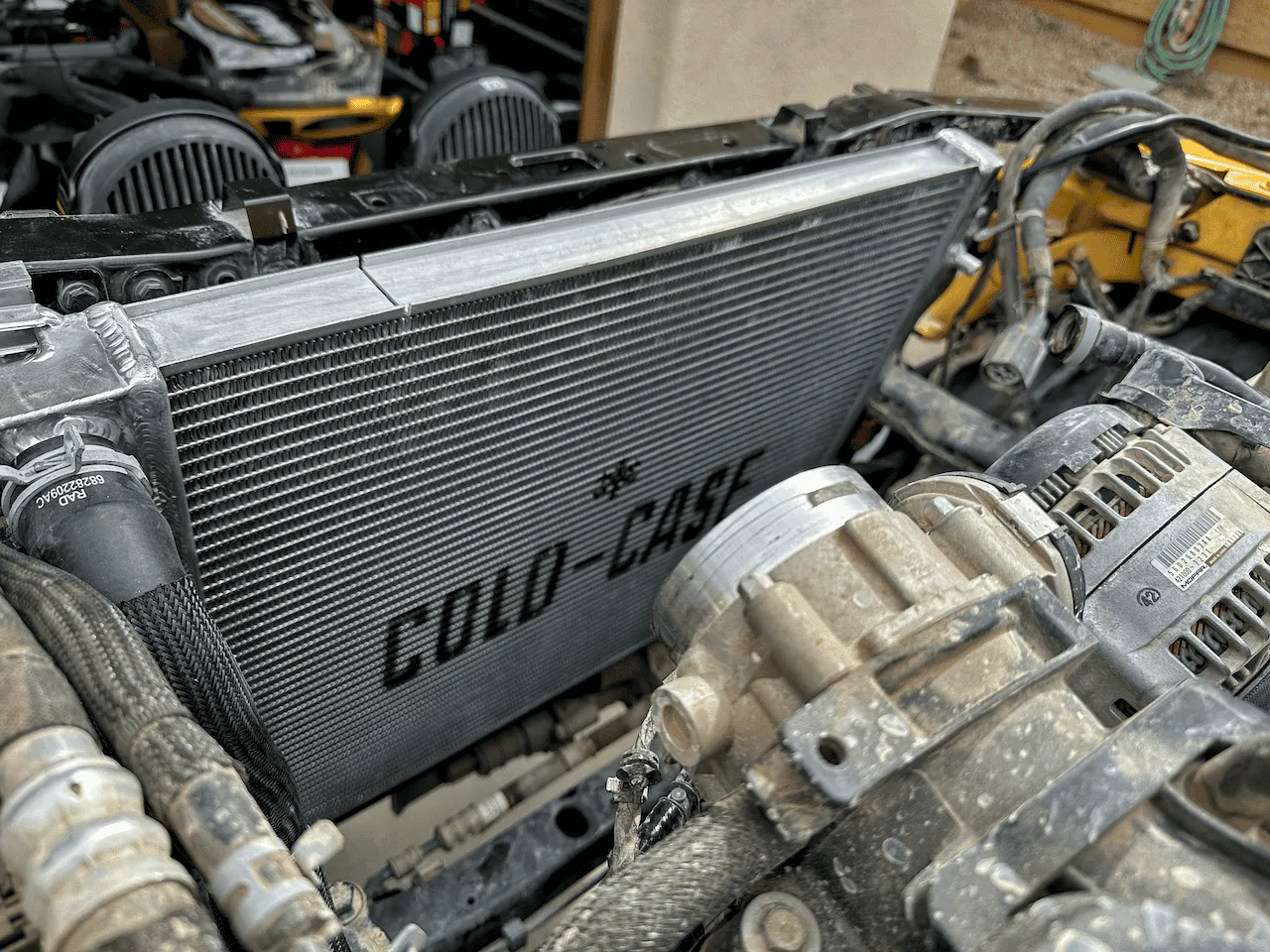 Jeep Wrangler JL Installed Cold Case Radiator IMG_2459