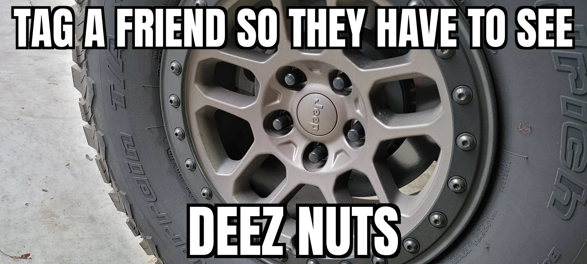 Jeep Wrangler JL DEEZ NUTS! ZomboMeme 24102022173749