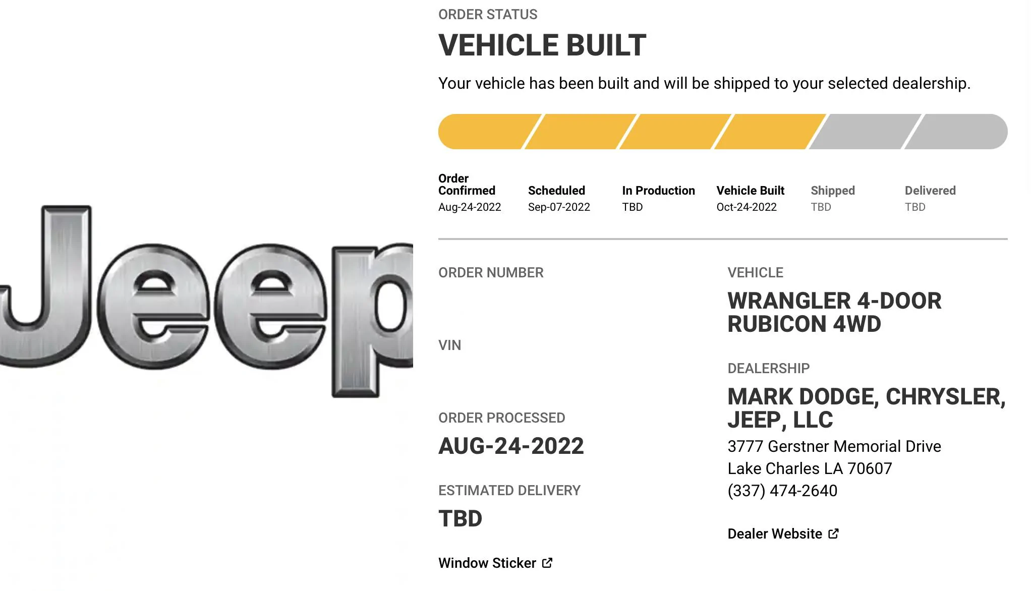 Jeep Wrangler JL 2023 Orders - Check in here CE1A32EB-DEBD-4440-A793-1952889EF54B