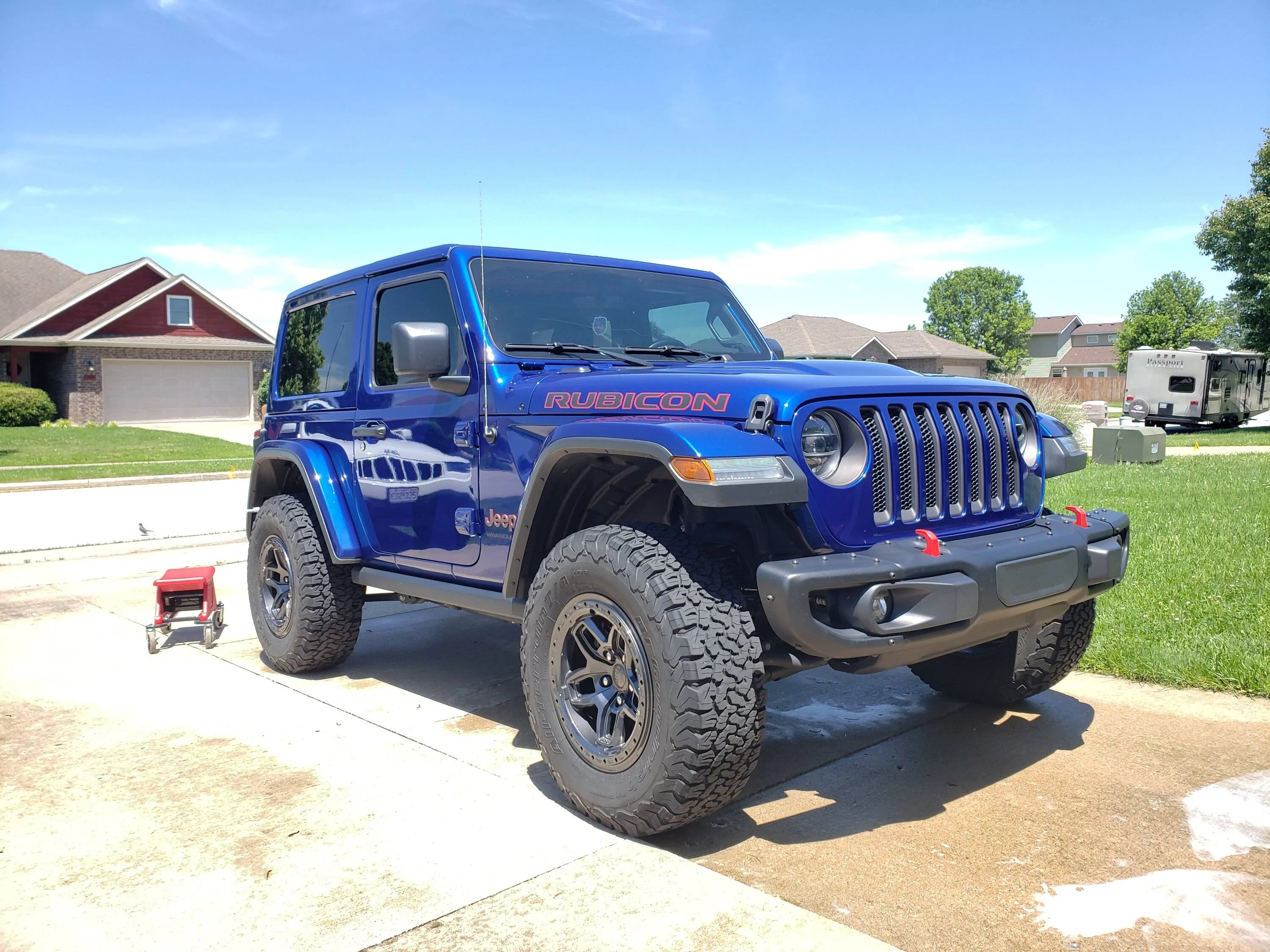 Jeep Wrangler JL 2 door Ocean Blue Rubicon build. 20200530_120718