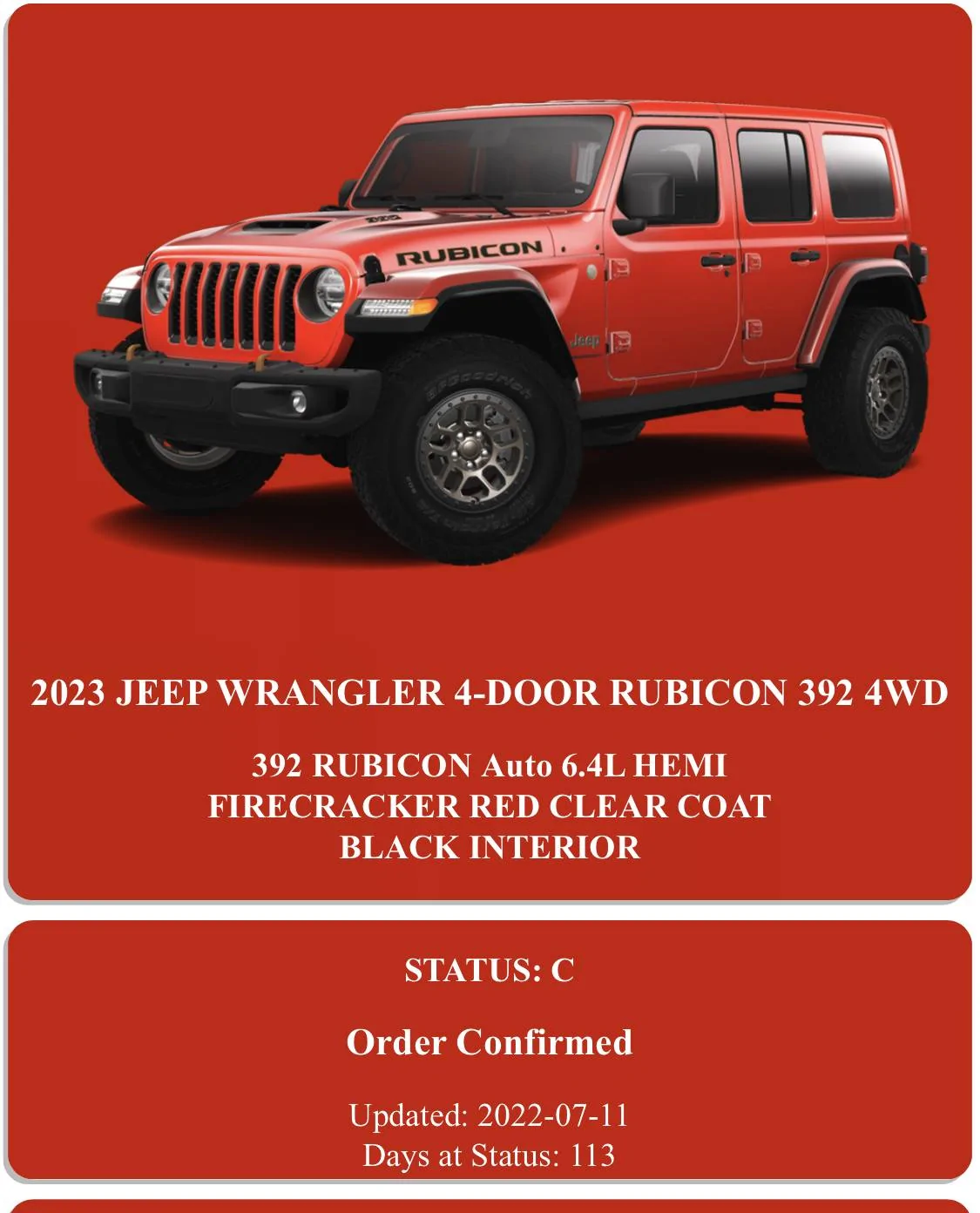 Jeep Wrangler JL 2023 Orders - Check in here 7B9F917E-1AFD-4780-AAA9-FEF207DE5736