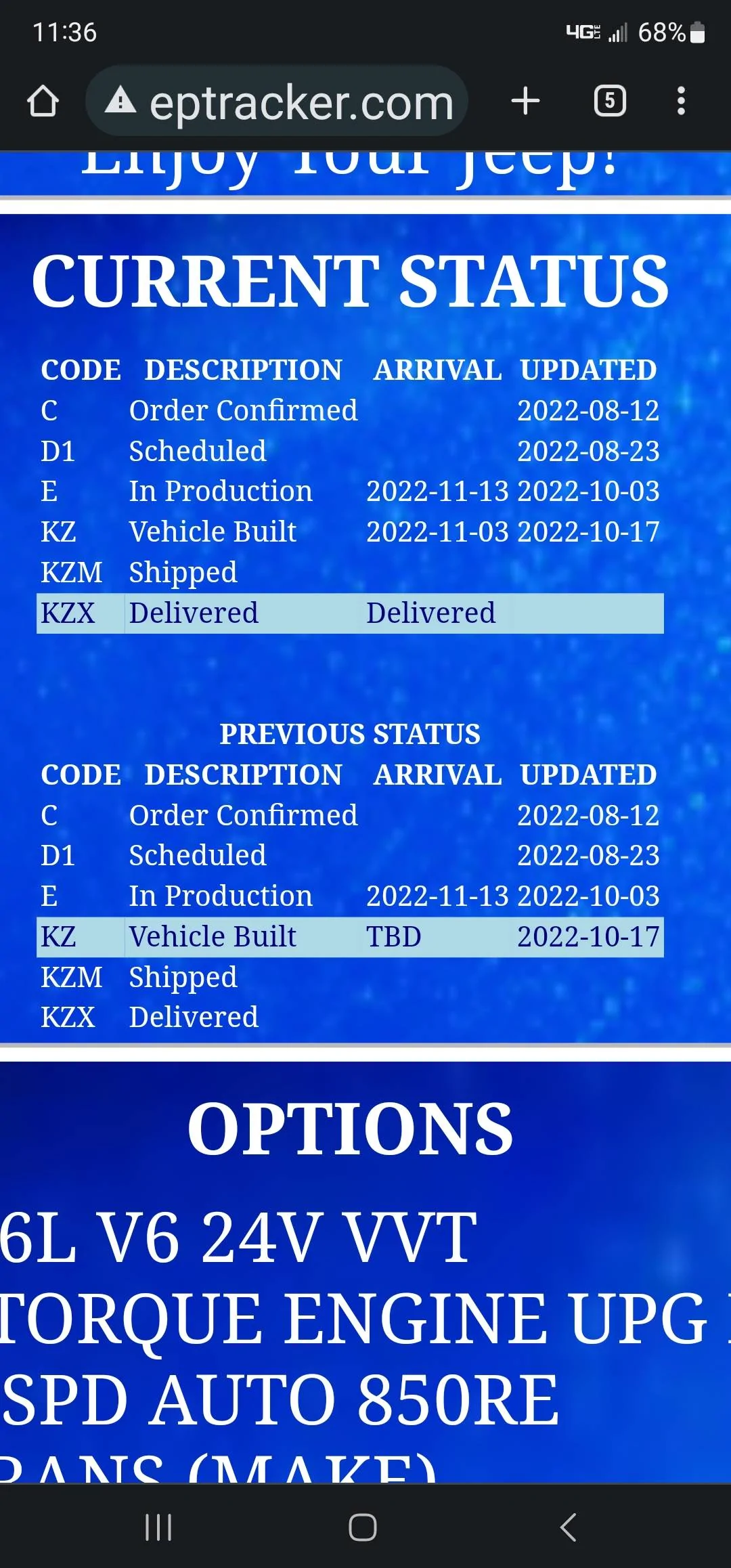 Jeep Wrangler JL 2023 Orders - Check in here Screenshot_20221102_113639_Chrom
