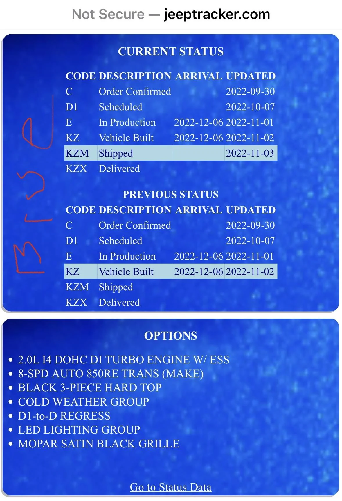 Jeep Wrangler JL Guide: Wrangler Order, Build, Tracking and Delivery Process 3151C758-4641-4D04-BCDA-49FD5A40C130