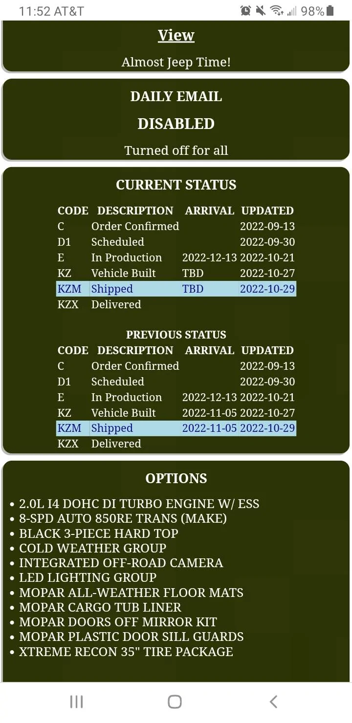 Jeep Wrangler JL 2023 Orders - Check in here Screenshot_20221105-115239_Chrom