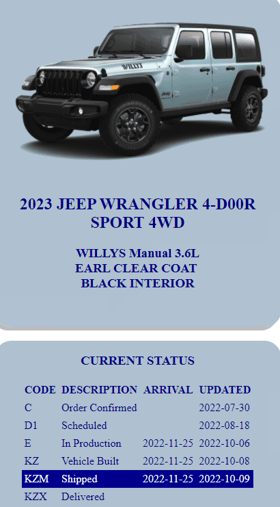 Jeep Wrangler JL 2023 Orders - Check in here 1667843427349