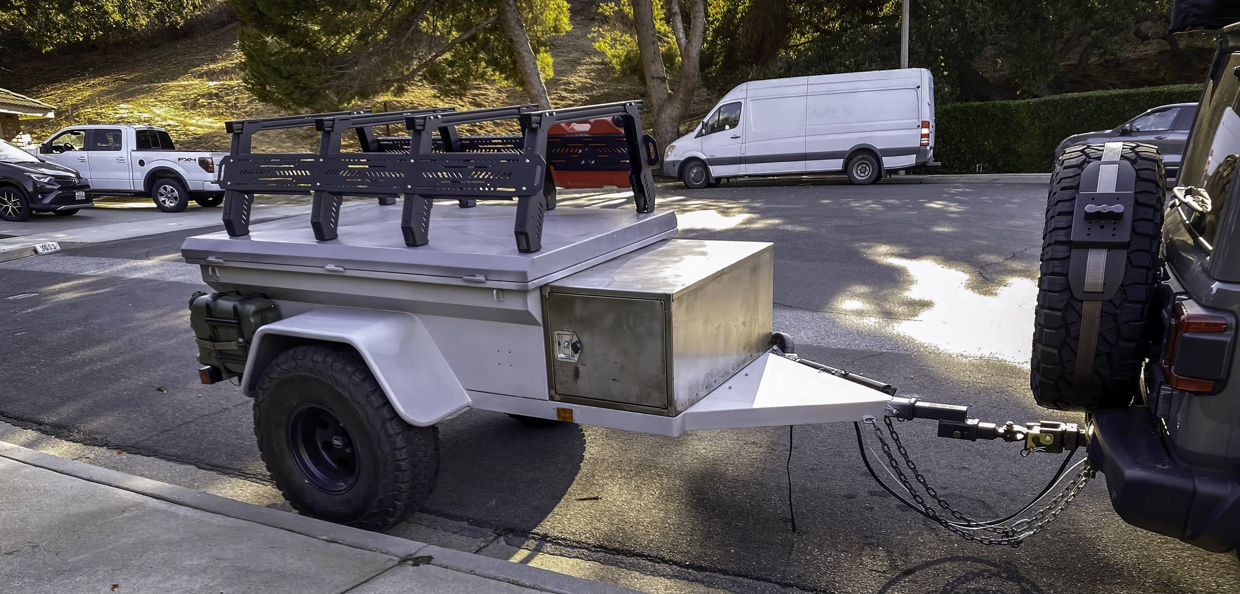 Jeep Wrangler JL Jeep Edition ADDAX Overland Trailer Announced JEEP TRAILER-1