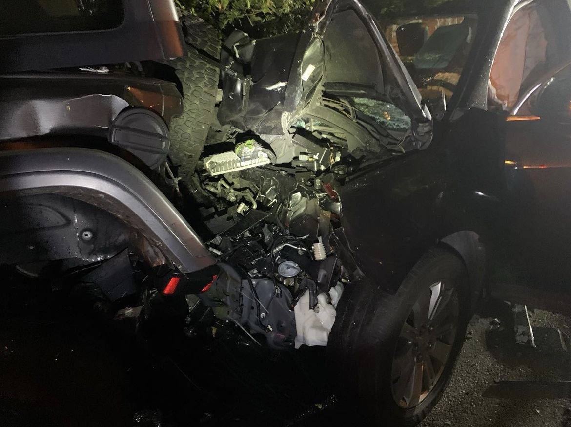 Jeep Wrangler JL Rear ended today 1667974153707