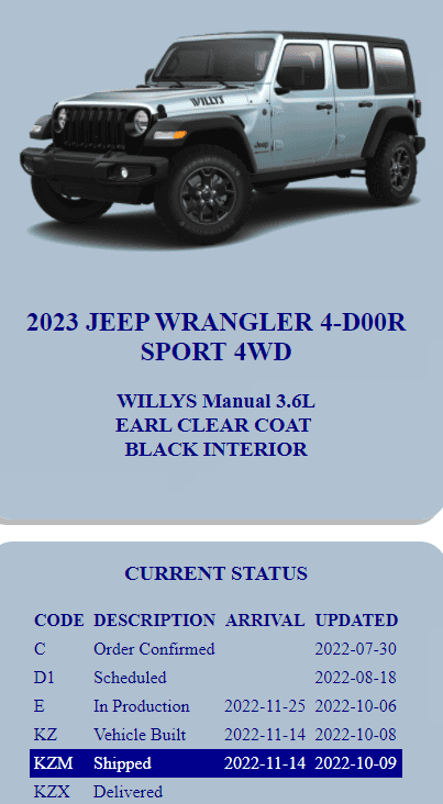 Jeep Wrangler JL 2023 Orders - Check in here 1668194710856