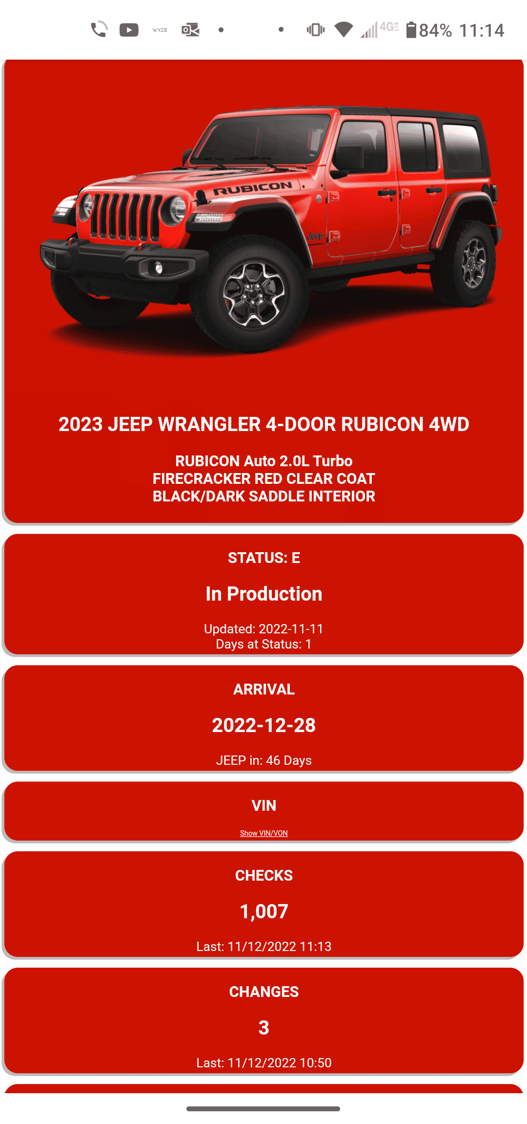 Jeep Wrangler JL 2023 Orders - Check in here Screenshot_20221112-111438