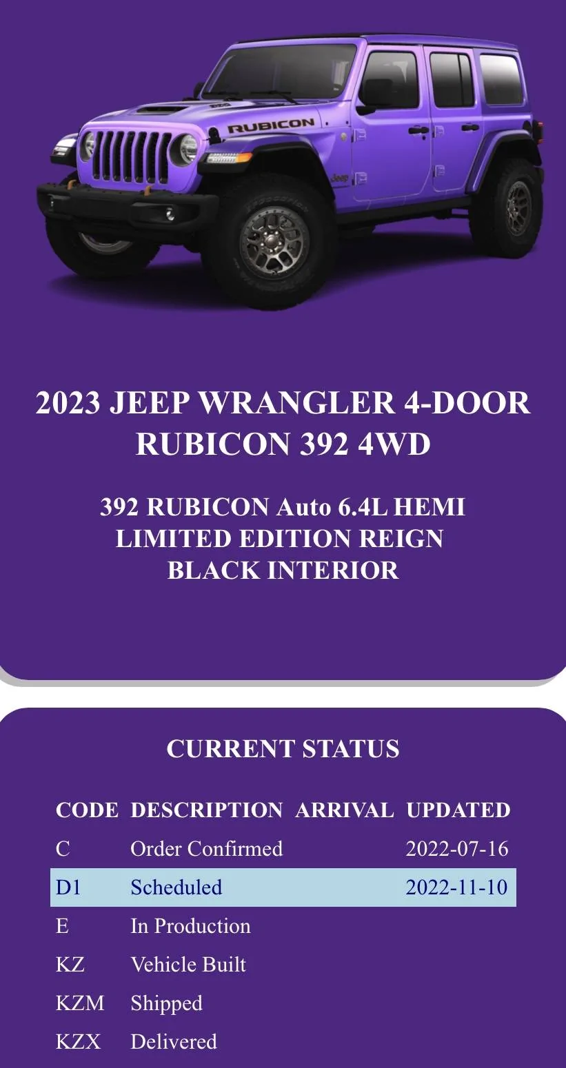 Jeep Wrangler JL 392 BUILD AND TRACKING SPREADSHEET D1A0EAA0-D6AB-49FC-A7D2-C0018D4E782E