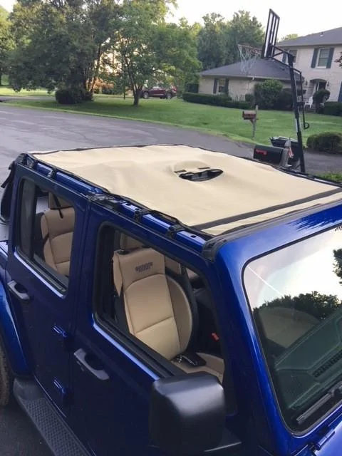 Jeep Wrangler JL Katzkin leather seats JTOP1