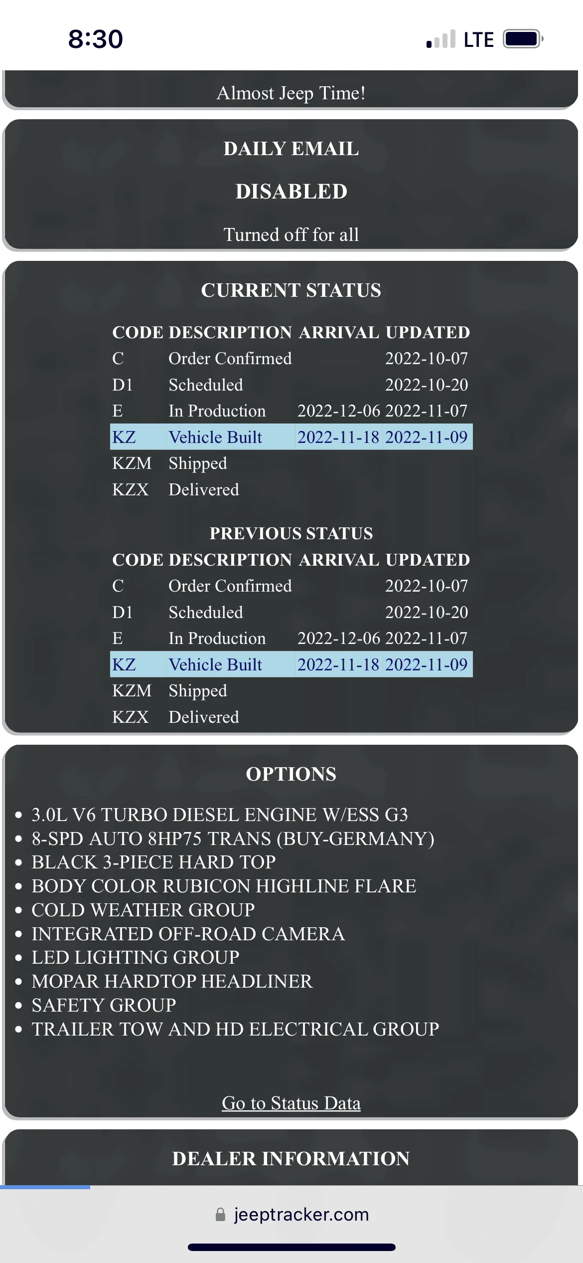 Jeep Wrangler JL 2023 Orders - Check in here F12EF706-0935-4EB1-BEEB-832A26915A18