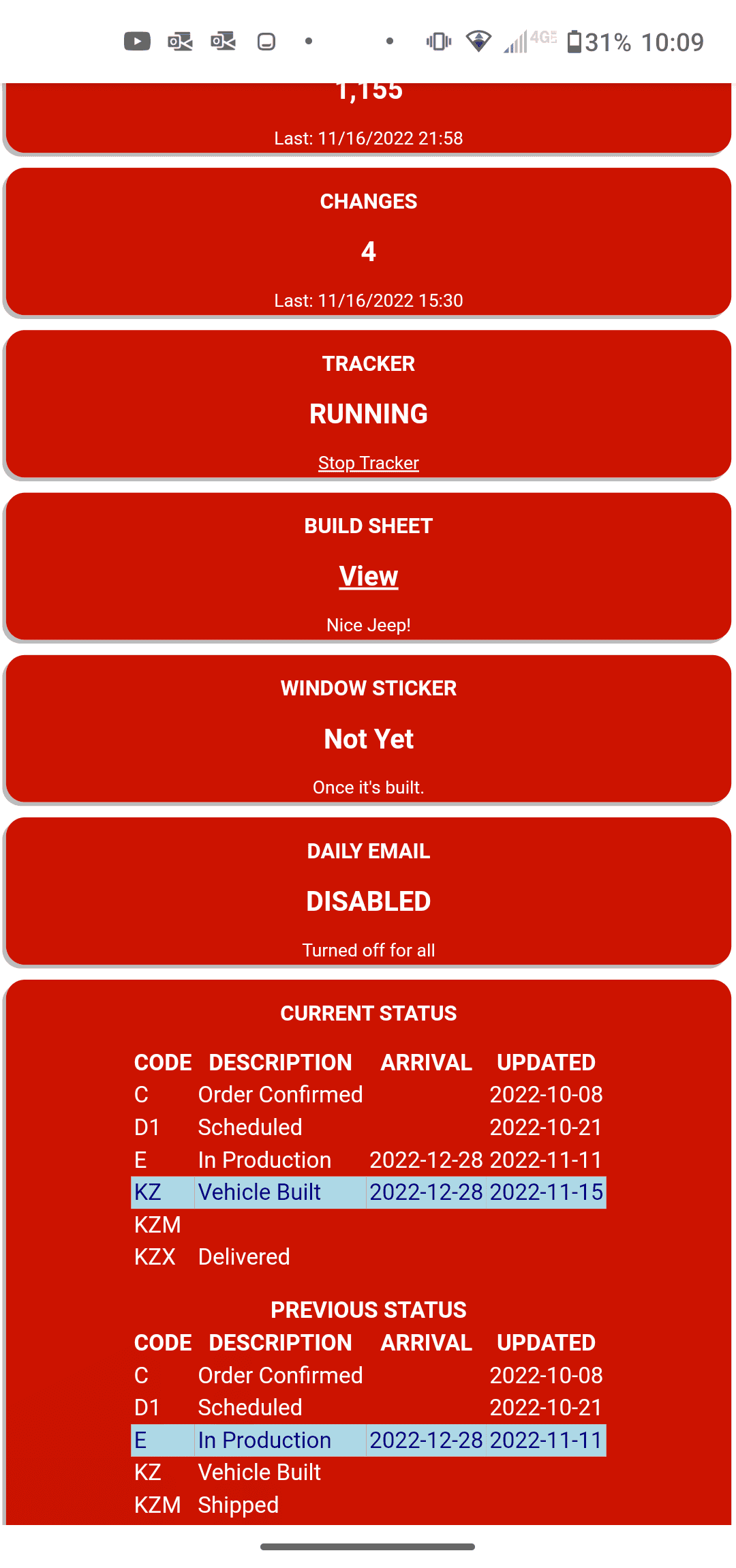 Jeep Wrangler JL 2023 Orders - Check in here Screenshot_20221116-220920