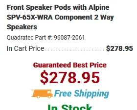 Jeep Wrangler JL Front speaker options 1668699382993