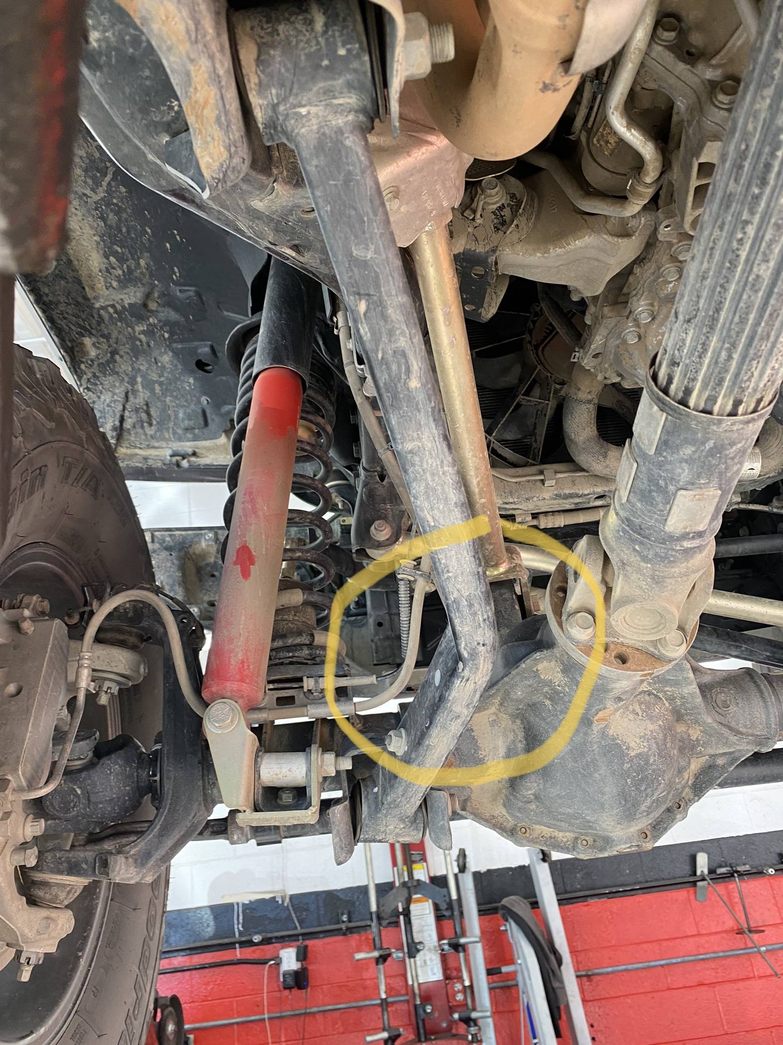 Jeep Wrangler JL Front Diff Tweaked bent control arm