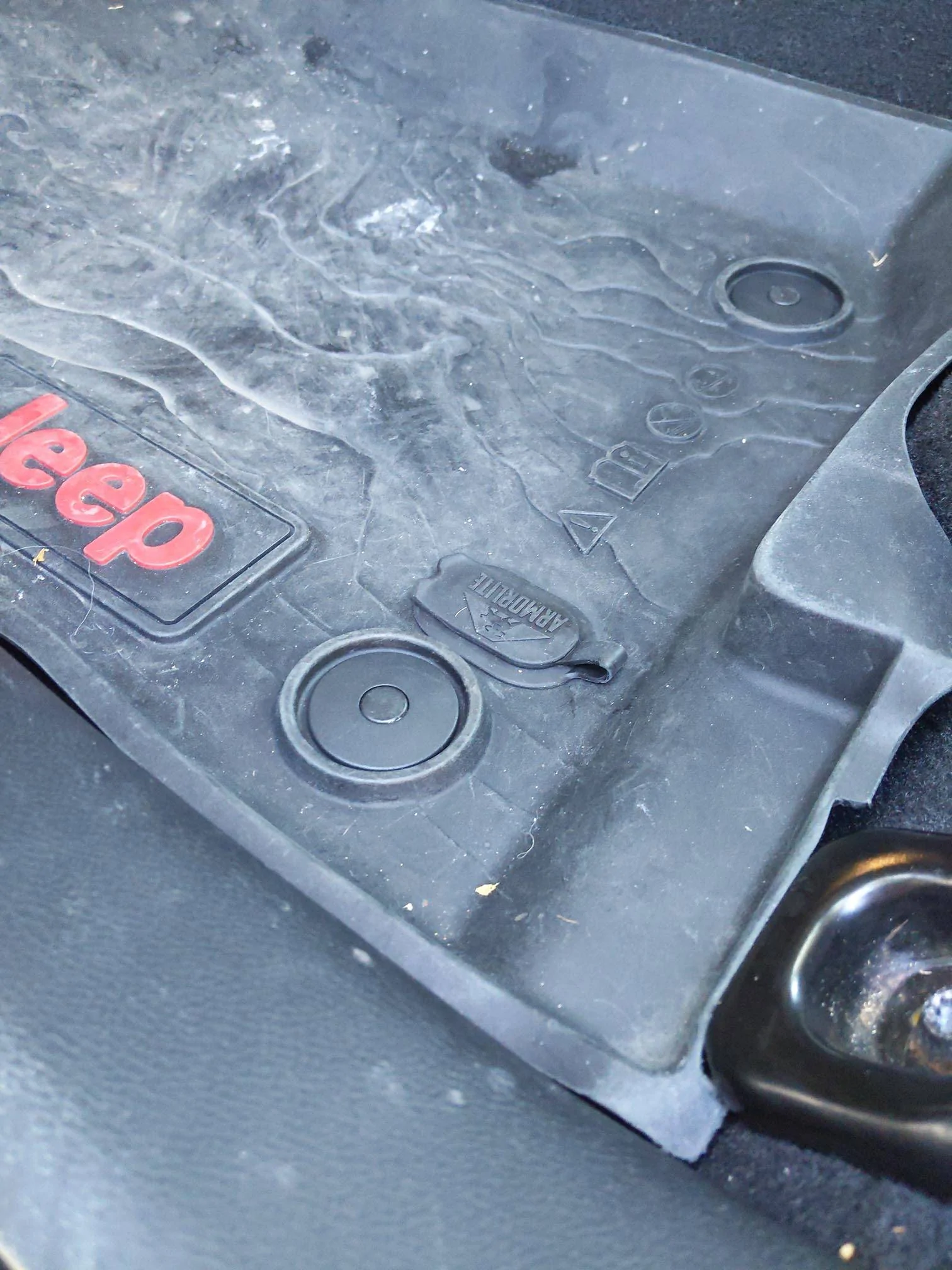 Jeep Wrangler JL Floor mat removable drain retrofit floor mat conversion 6