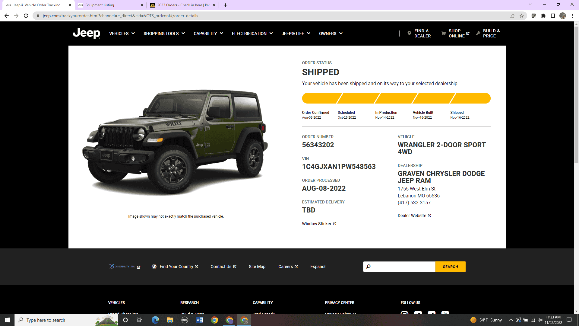 Jeep Wrangler JL 2023 Waiting/Venting Room 1669138978842