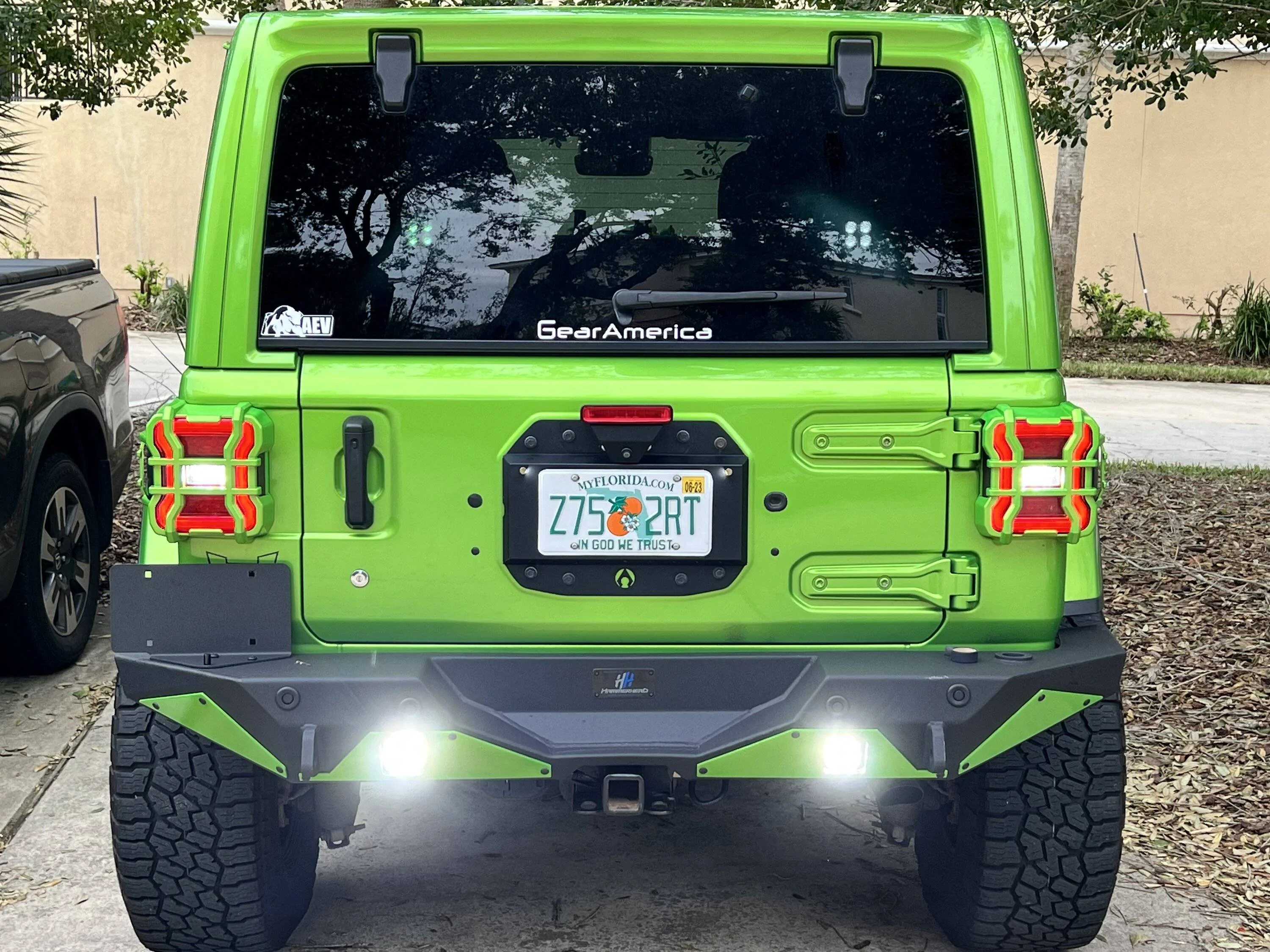 Jeep Wrangler JL Backup Lights reverse lights