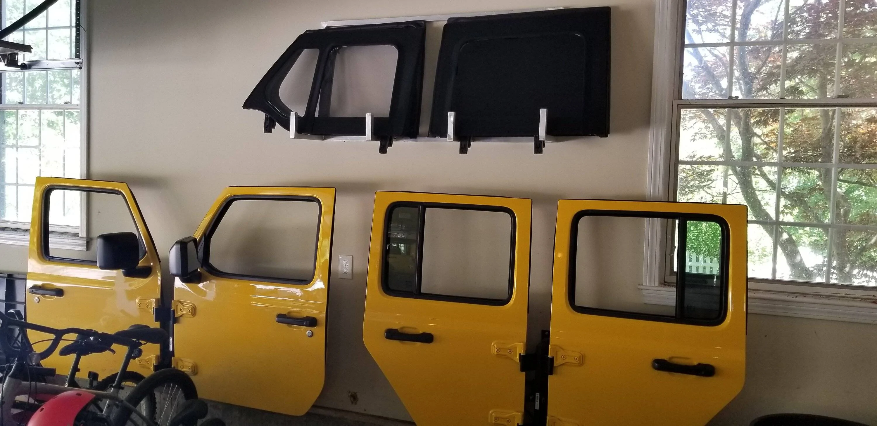 Jeep Wrangler JL Half door storage 20220614_112053