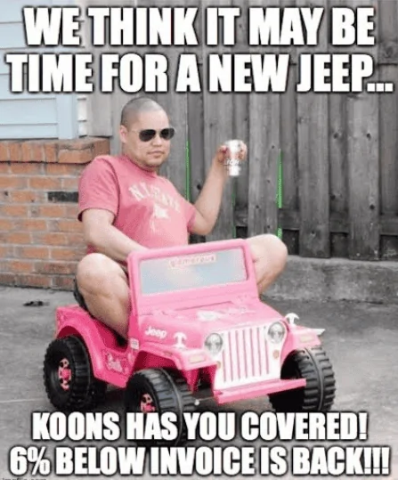 Jeep Wrangler JL KOONS BACK AT 6% UNDER INVOICE! 1669483071861