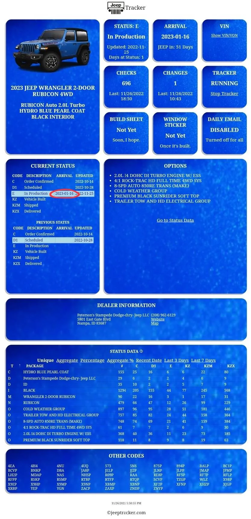 Jeep Wrangler JL 2023 Orders - Check in here Screenshot_20221126_155415