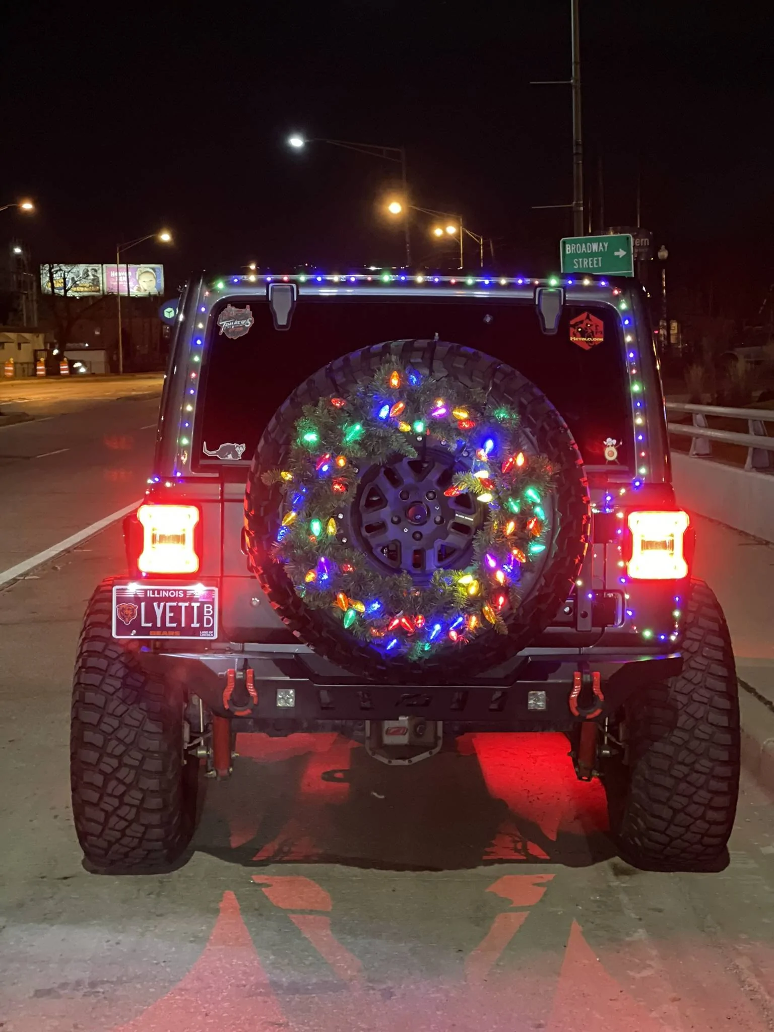 Christmas Lights For Jeep Spare Tire: Brighten Your Ride