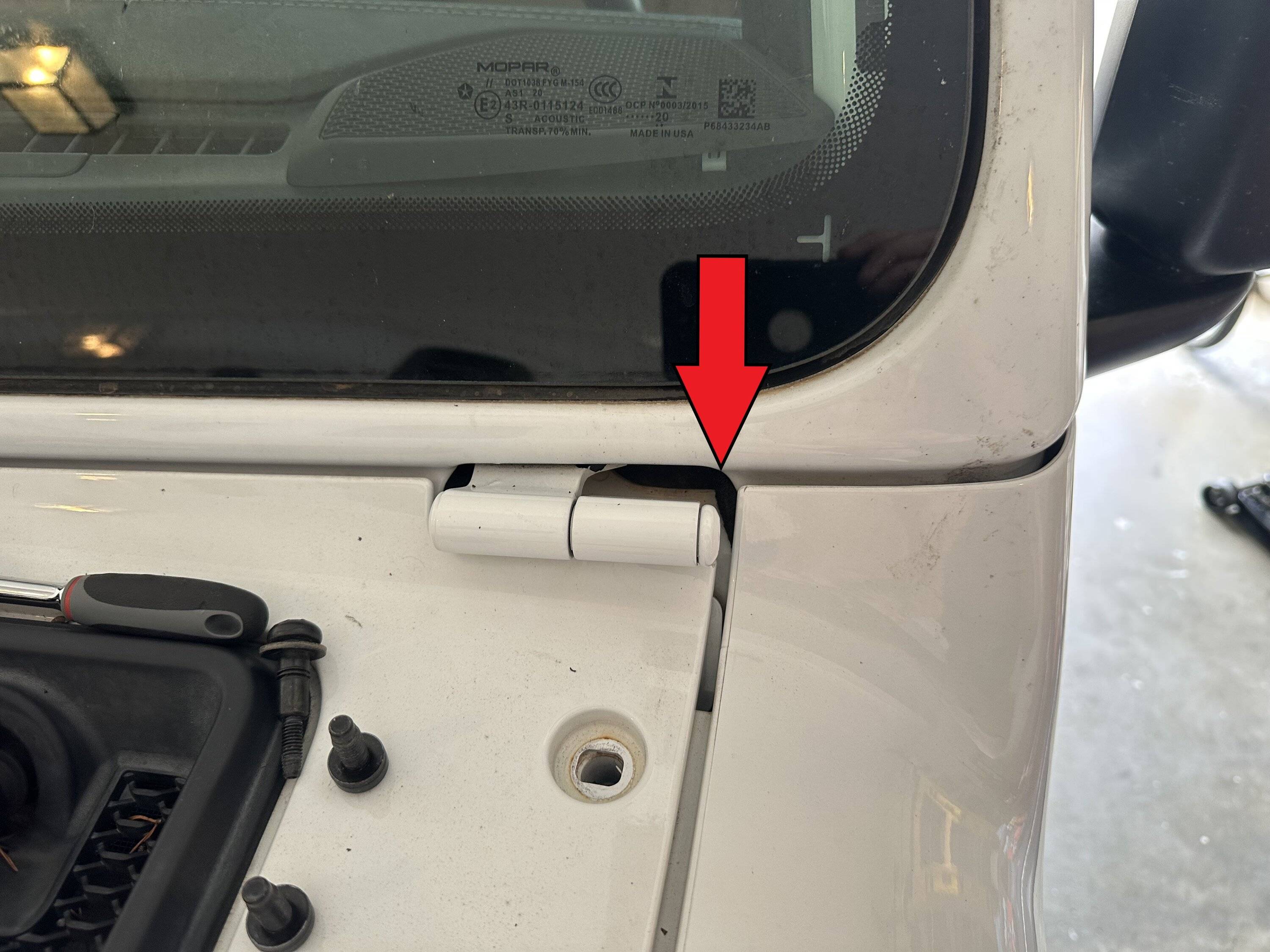 Jeep Wrangler JL LASFIT switch panel with manual transmission 6-Wire under windshield