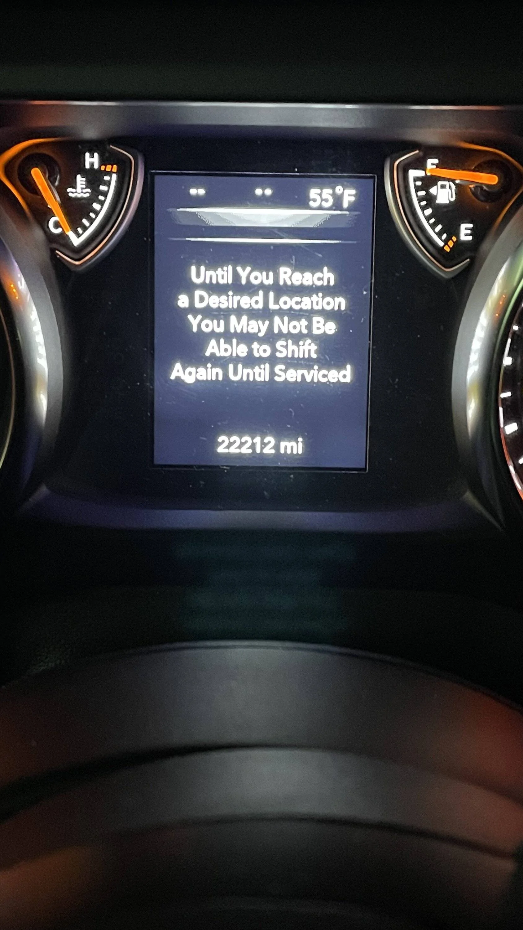 Jeep Wrangler JL Got warning "Service Transmission Continue in D. Do Not Shift or Turn Engine Off" 128AB90F-11CF-4F0E-ADB6-905886462DF0