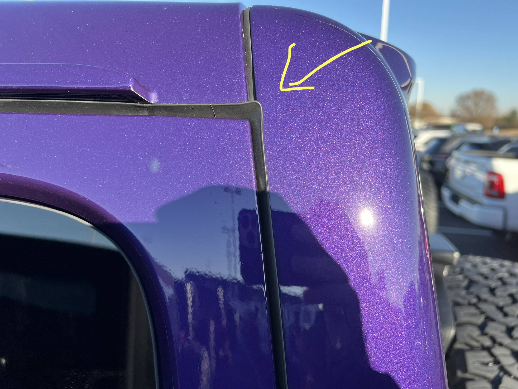 Jeep Wrangler JL Sky one-touch side panel extra rubber seal 759074B1-7381-4864-8347-2F3E1F18CEB9