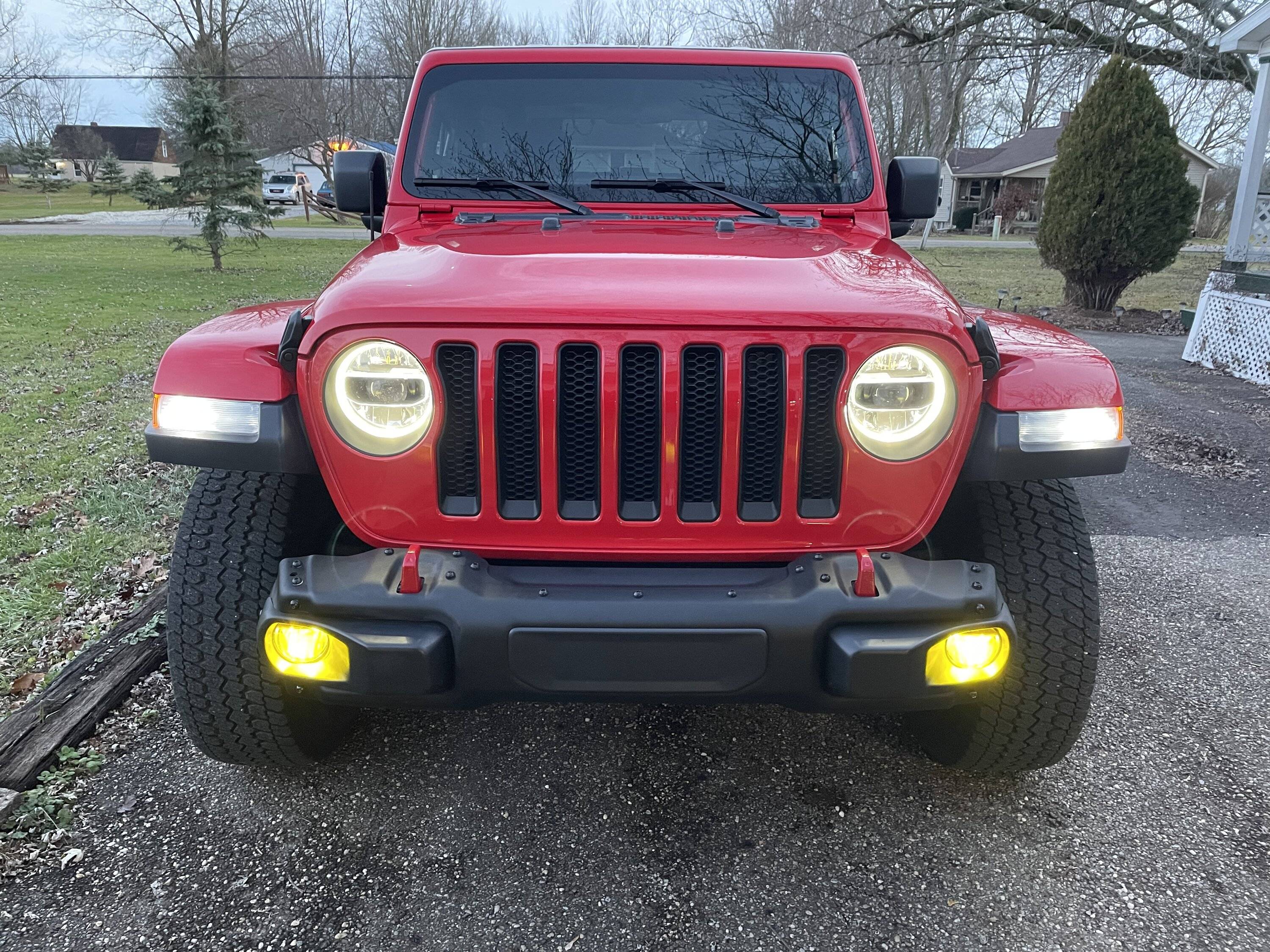 Jeep Wrangler JL Rigid 360 4 inch amber cover (install) 0CA37C47-1FBF-4BCB-8538-4ADB2012C462