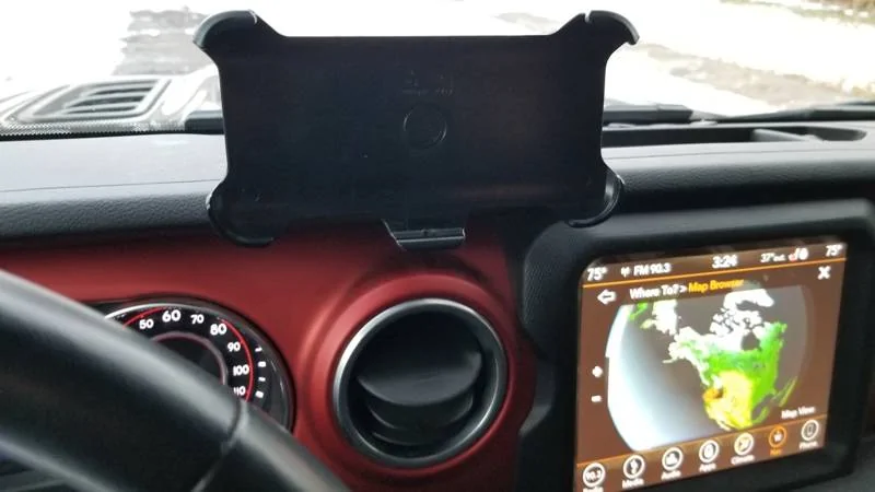 Jeep Wrangler JL Cell phone mount recommendations RAM mount JL1