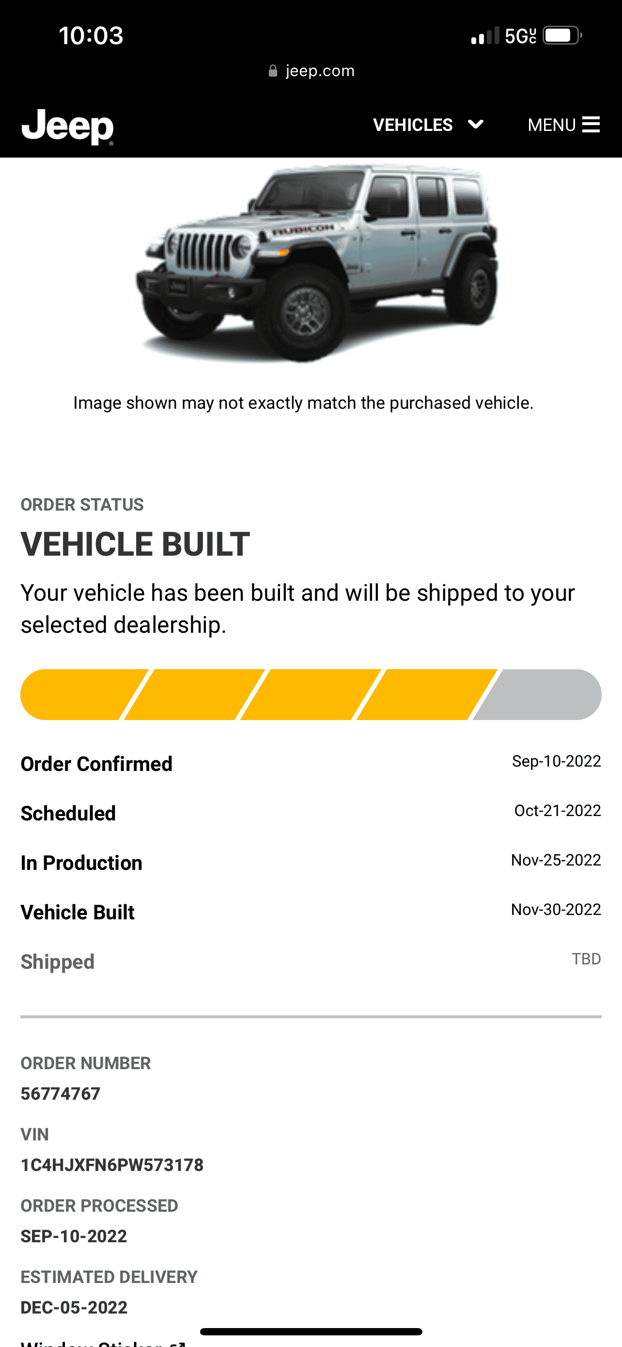 Jeep Wrangler JL 2023 Orders - Check in here 10E2FE0C-DCE5-48F6-8543-CC00592F1104