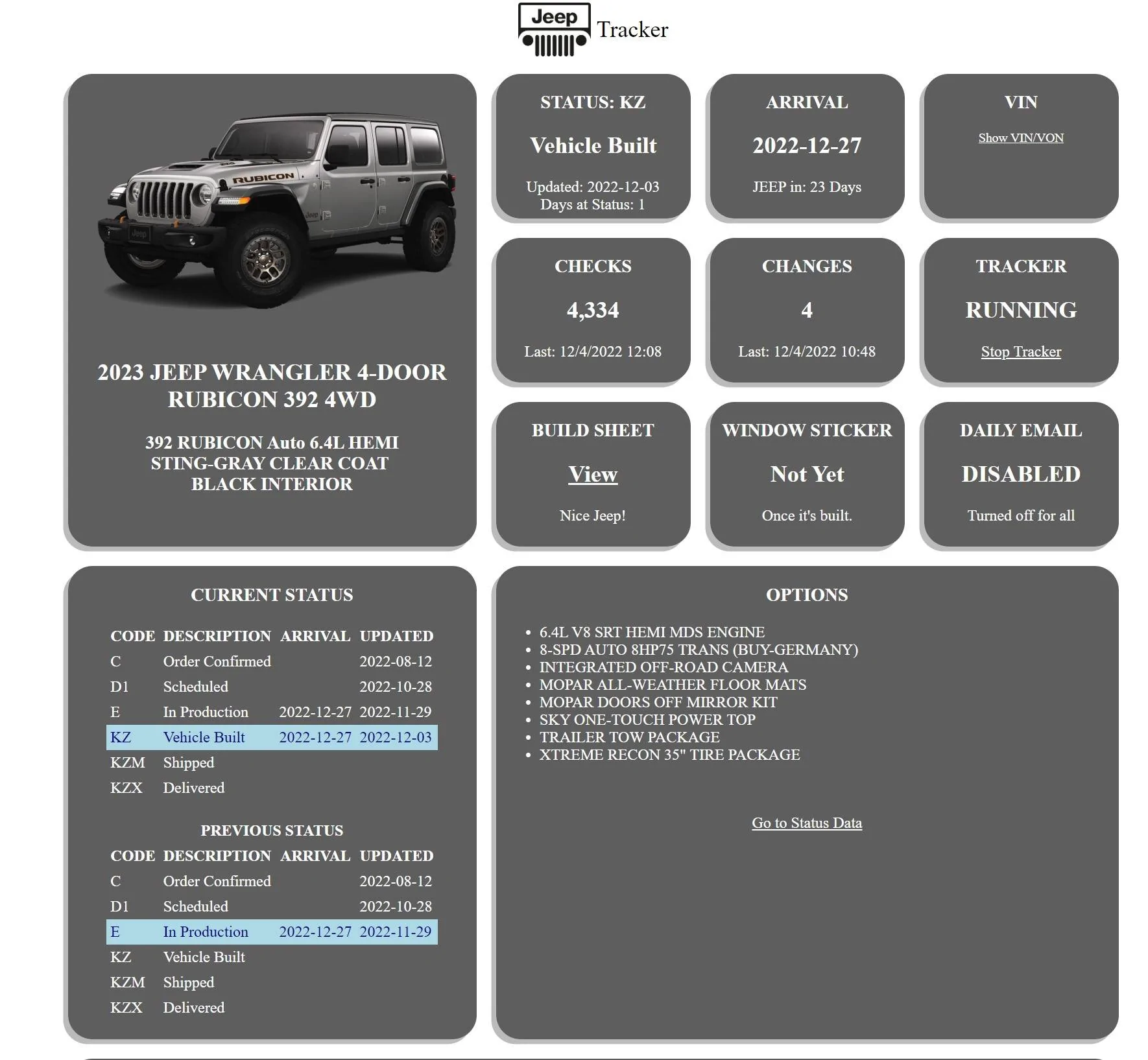 Jeep Wrangler JL 2023 Orders - Check in here Screenshot 2022-12-04 120959