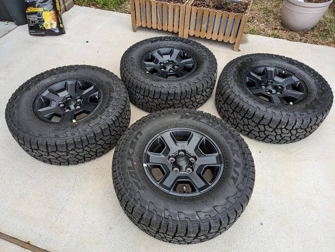 Jeep Wrangler JL Mojave Take-off Wheels + Tires + TPMS mojave wheel 02