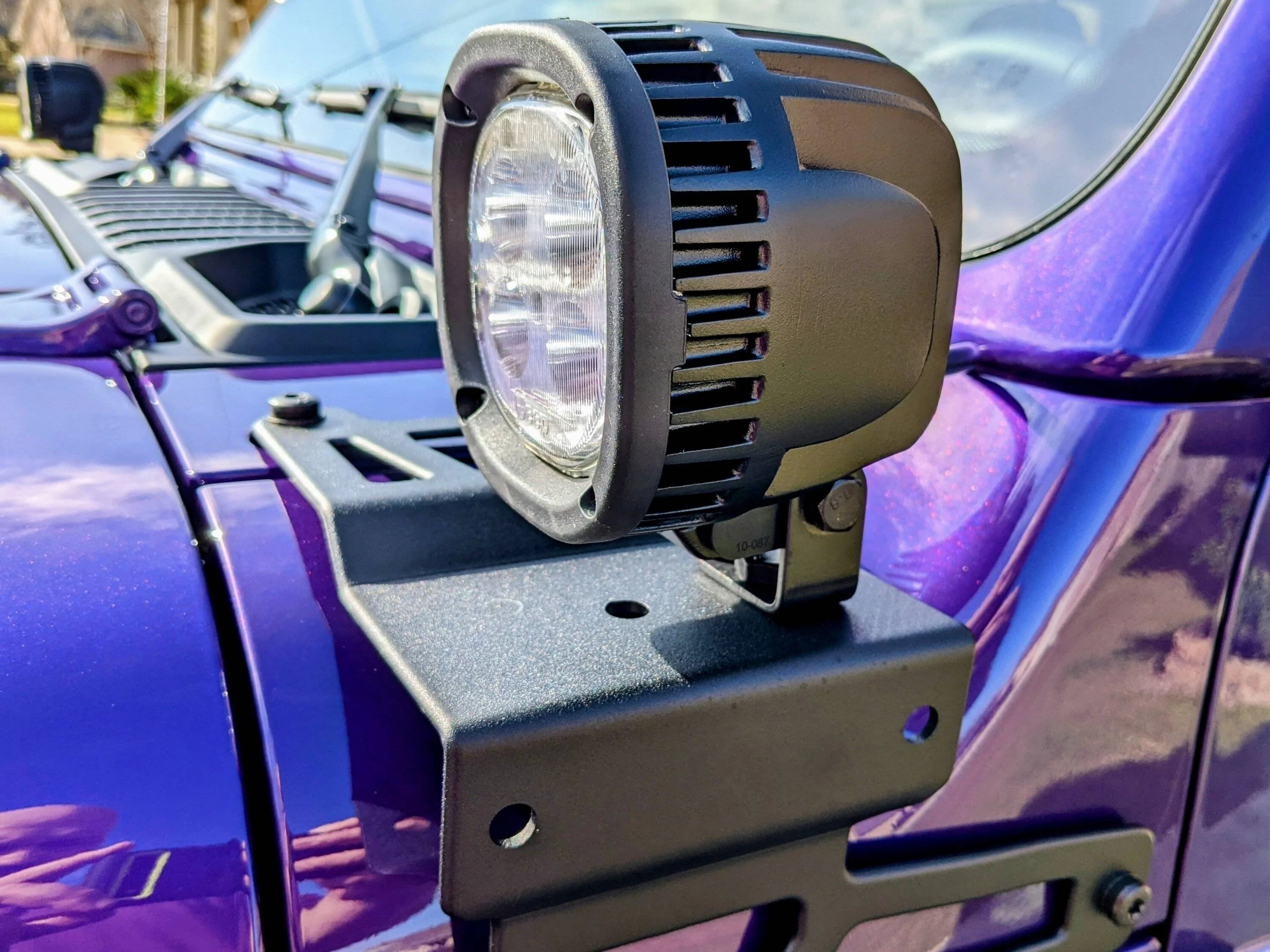 Jeep Wrangler JL Mopar 5" and 7" off-road LED lights installed PXL_20221206_194055696.MP_2