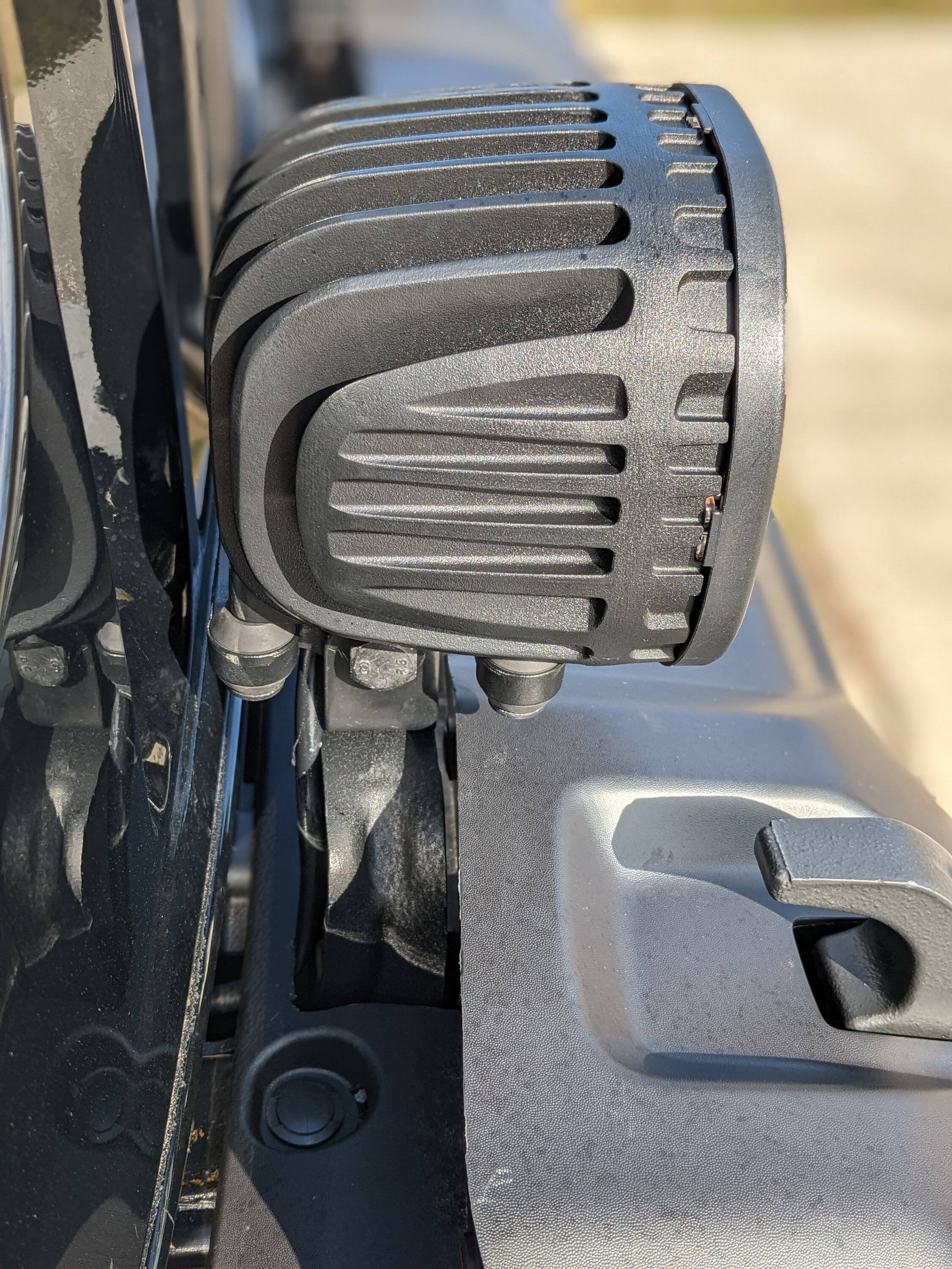 Jeep Wrangler JL Mopar 5" and 7" off-road LED lights installed PXL_20221206_194129991.PORTRAIT