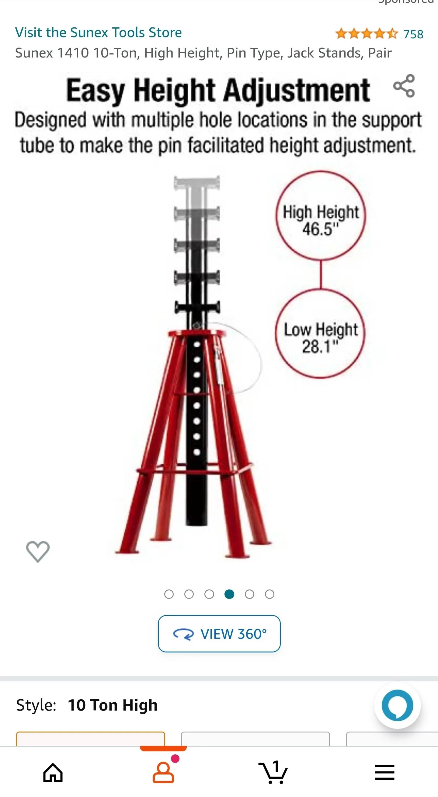 Jeep Wrangler JL Recommendations for floor jack and stands? Screenshot_20221206_154856_Amazon Shopping