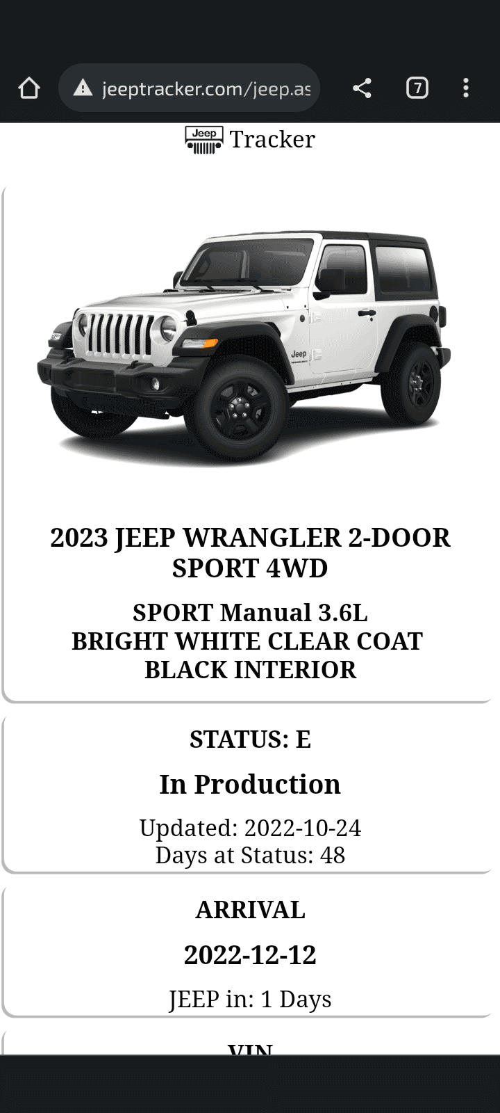 Jeep Wrangler JL 2023 Orders - Check in here Screenshot_20221211-082000