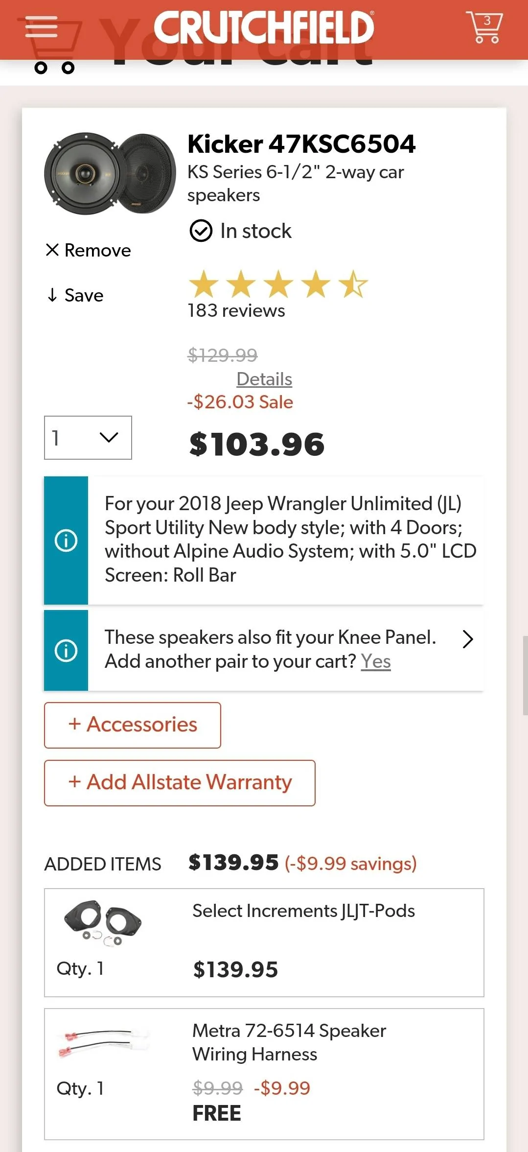 Jeep Wrangler JL Speaker Upgrade (Plug and Play) Screenshot_20221211_112622_Chrom