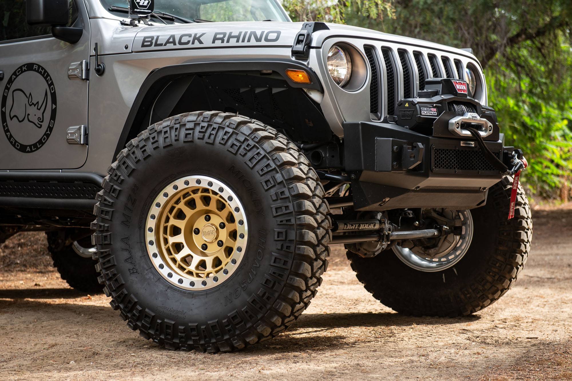 Jeep Wrangler JL Name these flares? Jeep Wrangler Rubicon JLU wheels - Black Rhino Primm Beadlock - Matte Gold Machined Ring - 03