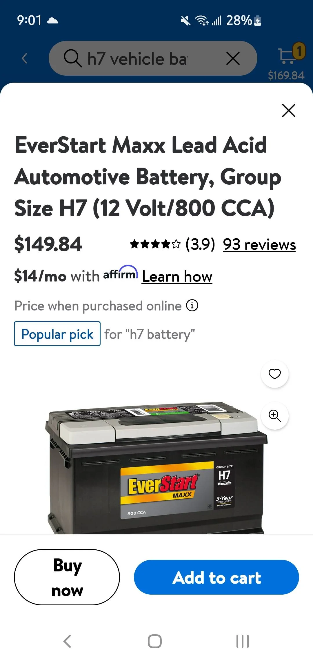 Jeep Wrangler JL Replace main batt disco negative for ess batt Screenshot_20221212-210115_Walmart