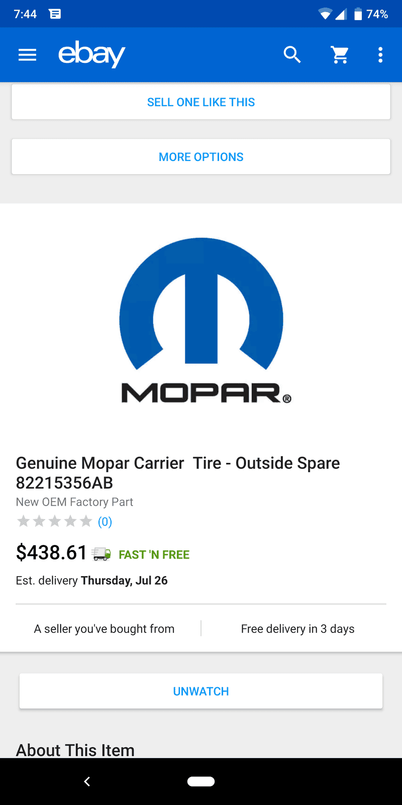 Jeep Wrangler JL Mopar Tailgate Hinge Reinforcement & Relocation Kits Screenshot_20180722-194429