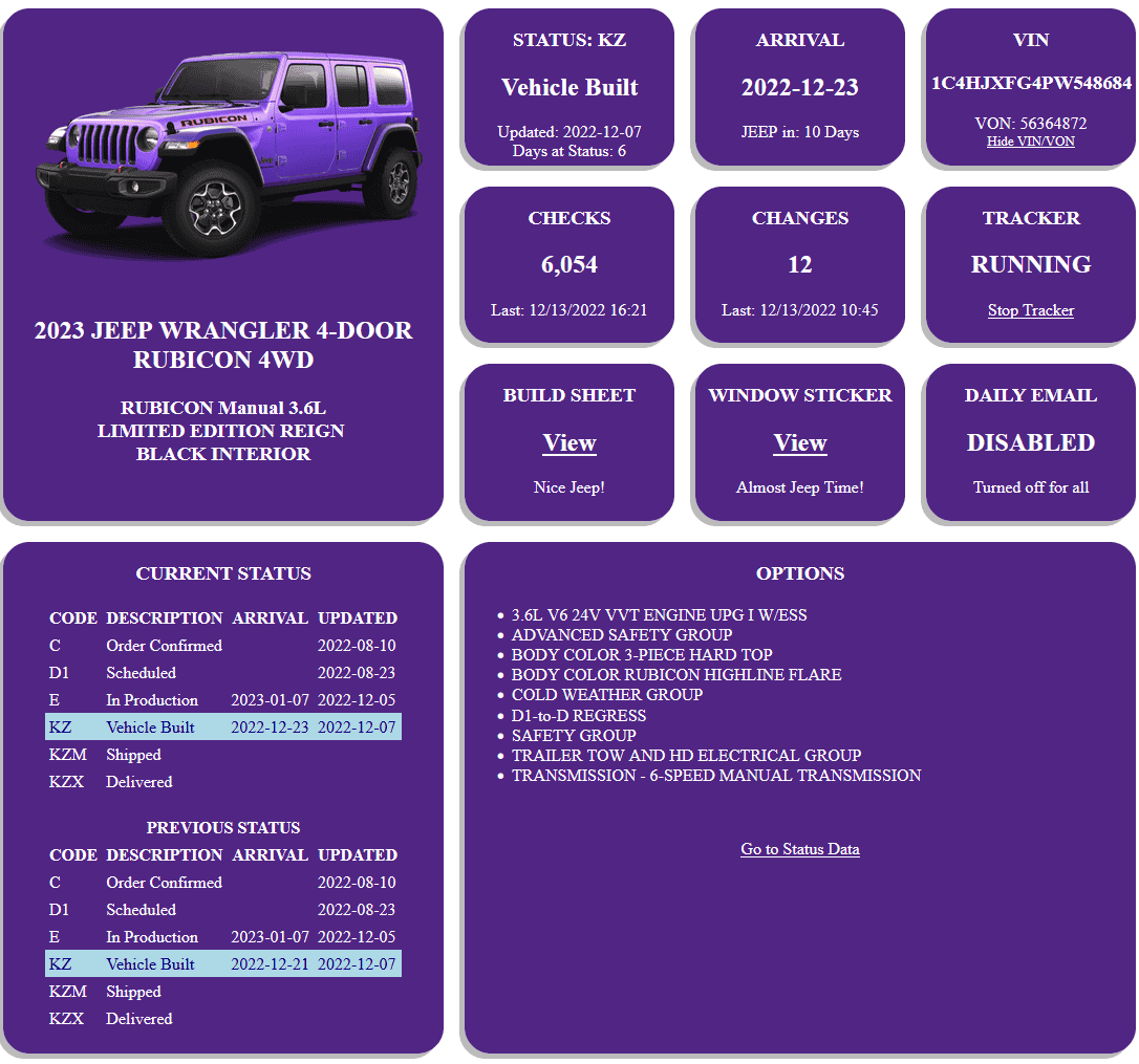 Jeep Wrangler JL 2023 Orders - Check in here 1670966982330