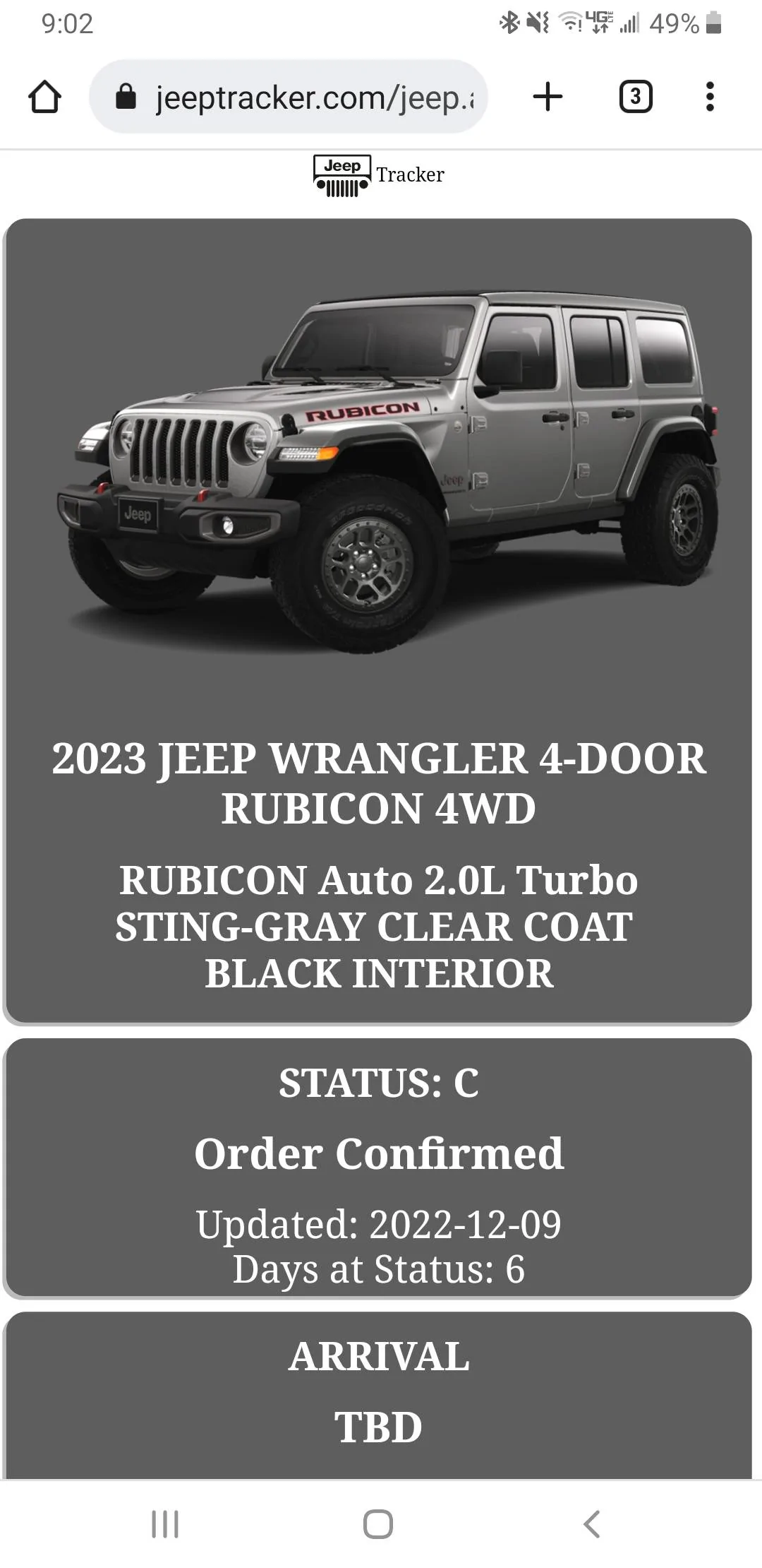 Jeep Wrangler JL 2023 Orders - Check in here Screenshot_20221215-210256_Chrom
