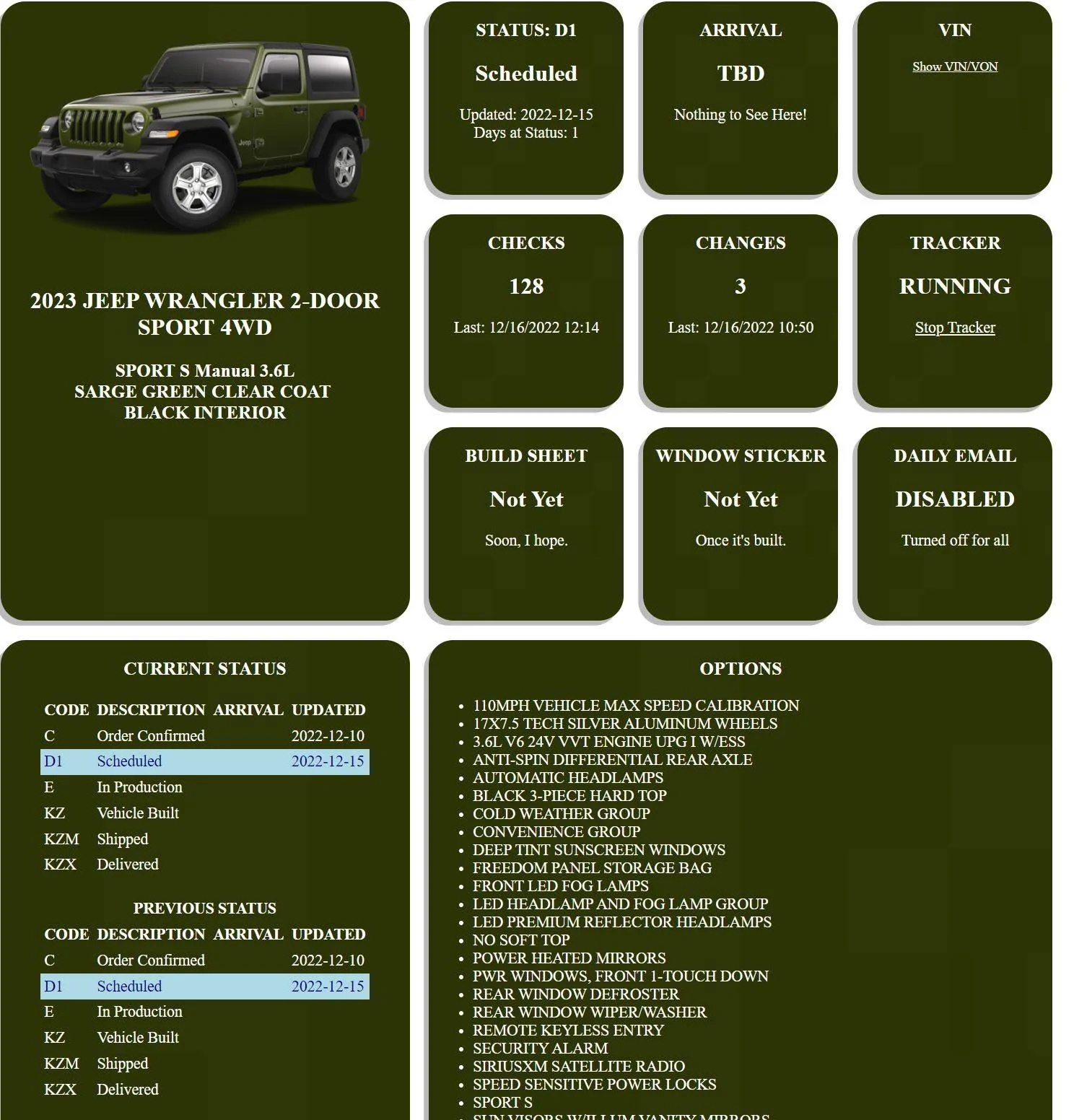 Jeep Wrangler JL 2023 Orders - Check in here JL Scheduled