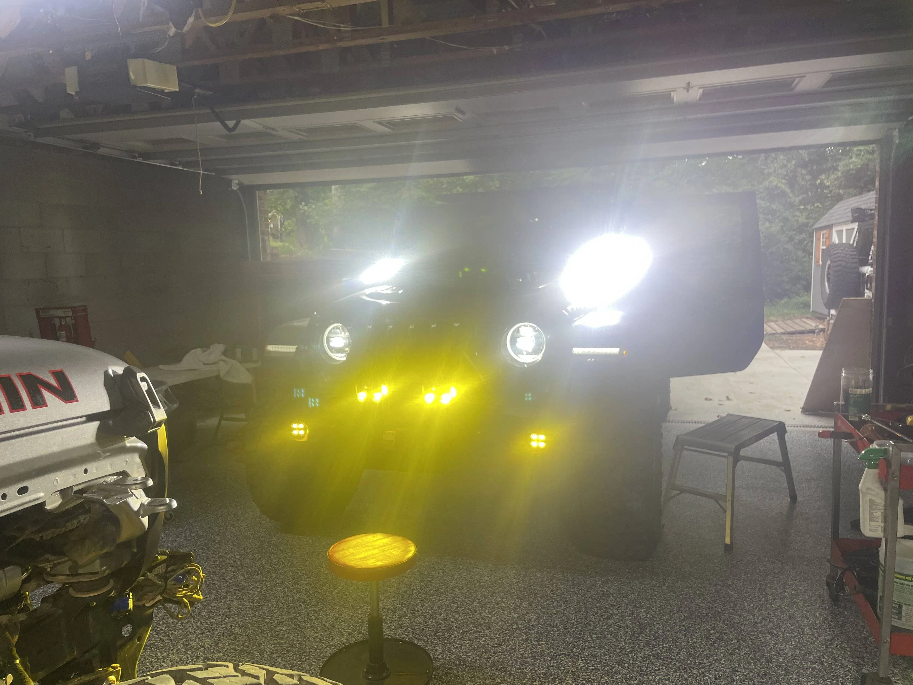 Jeep Wrangler JL LED Auxiliary Lights best setup combination CC5A2122-2FB9-426E-9965-56301066A80D