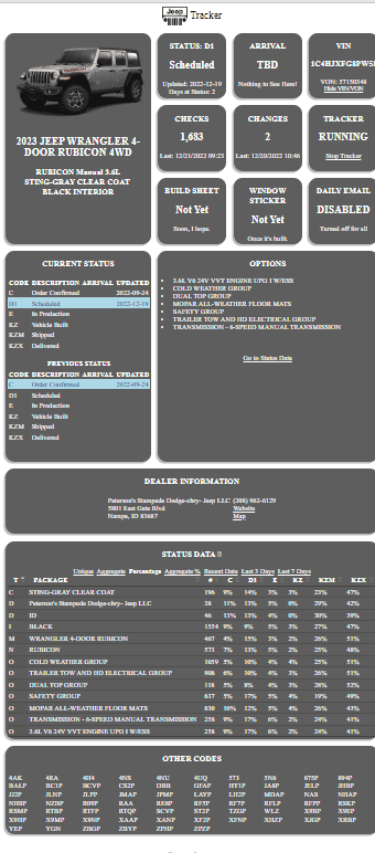 Jeep Wrangler JL 2023 Orders - Check in here Screenshot (4)
