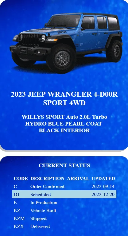 Jeep Wrangler JL 2023 Orders - Check in here 1671639499000