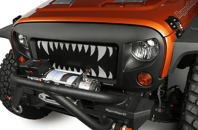 Jeep Wrangler JL with all the "angry grill" hate: Angry-teeth-grill