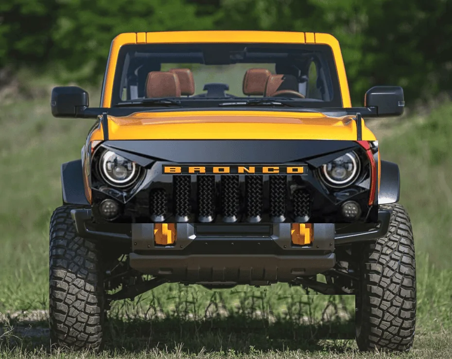 Jeep Wrangler JL with all the "angry grill" hate: angry-bronco-grill